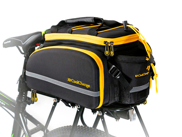Велосипедная сумка на багажник CoolChange Bag 1680D PU (35L) Yellow