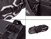 Велосипедная сумка подседельная B-Soul VSP (12L) Black - Фото 5