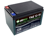 Тяговый аккумулятор Eltreco TNE12-15 (12V12A/H C3) болт - Фото 0