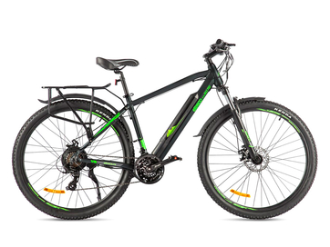 Электровелосипед Eltreco Ultra Max Pro (Черно-зеленый)