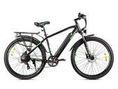 Электровелосипед Eltreco XT 850 Pro (черно-зеленый) - Фото 0