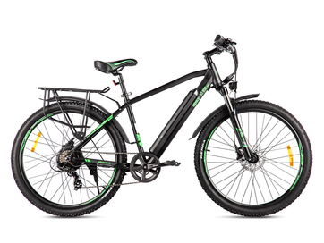 Электровелосипед Eltreco XT 850 Pro (черно-зеленый)