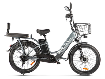 Электровелосипед Gelbert ALFA 3 PRO (серый)