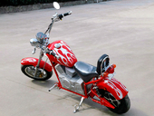 Электромотоцикл GreenCamel Чоппер C100 (60V 1000W R12) - Фото 2