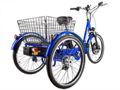 Электровелосипед трицикл Crolan 500W - Фото 3