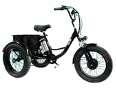 Электрический трицикл фэтбайк GreenCamel Трайк-F20 (500W 12Ah), Красный - Фото 1