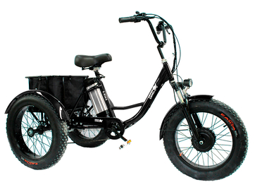 Электрический трицикл фэтбайк GreenCamel Трайк-F20 (R20FAT 500W 48V12Ah)