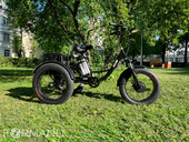 Электрический трицикл фэтбайк GreenCamel Трайк-F20 (500W 12Ah), Красный - Фото 2