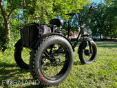 Электрический трицикл фэтбайк GreenCamel Трайк-F20 (500W 12Ah), Красный - Фото 3
